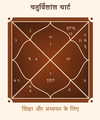 D24 / Chaturvimshamsha — Education & Learning chart extracted from the Premium Kundli